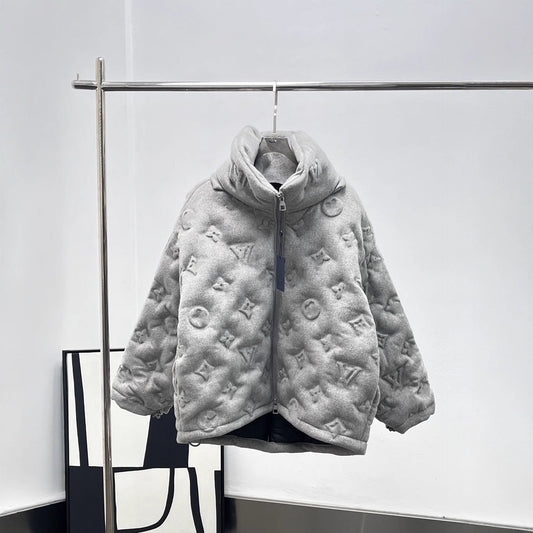 Textured Puffer Jacket